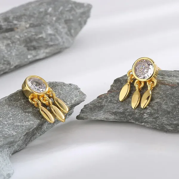 Gold_Chime_Stud_Earrings_For_Women